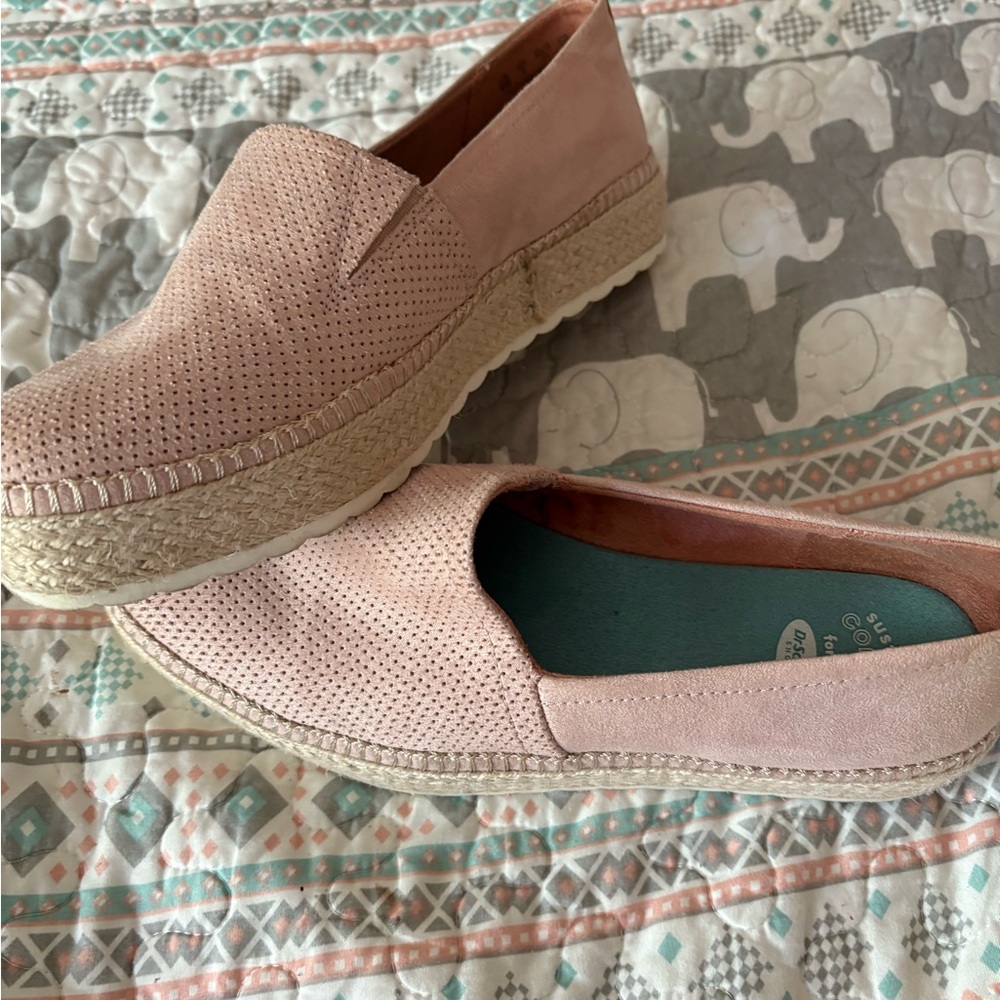 Dr. Scholl's Pink Sneakers with Textured Fabric